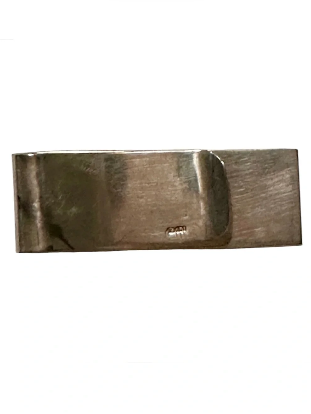 Vintage Whale Money Clip with Inlaid Turquoise
